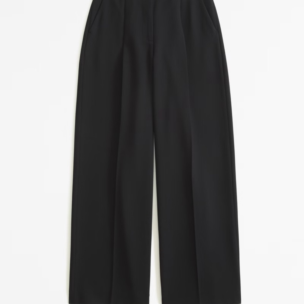 Abercrombie & Fitch Curve Love Harper Tailored Ultra Wide Leg Pants